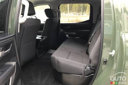 There's a lot of room in the back of these crew cabs
